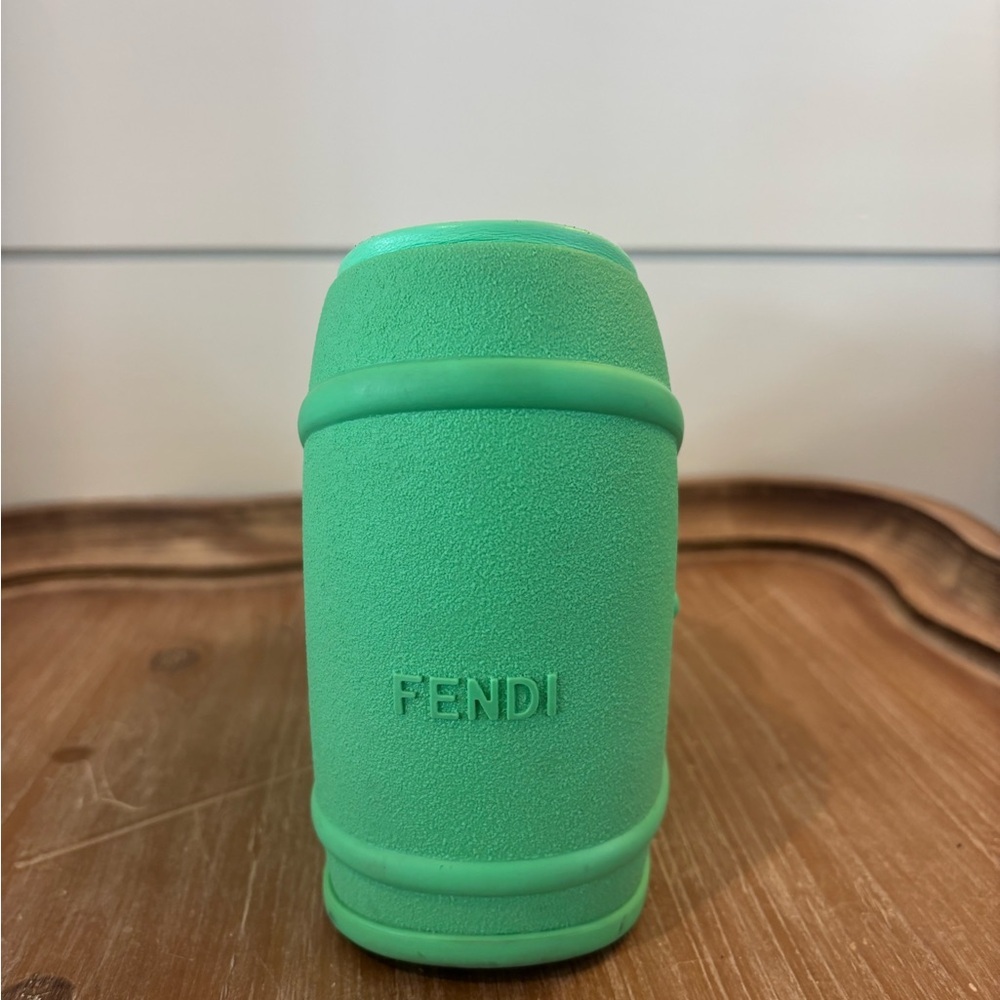 FENDI Nappa Fashion Show Platform 140mm Slide Sandals 39.5 - Picture 6 of 15